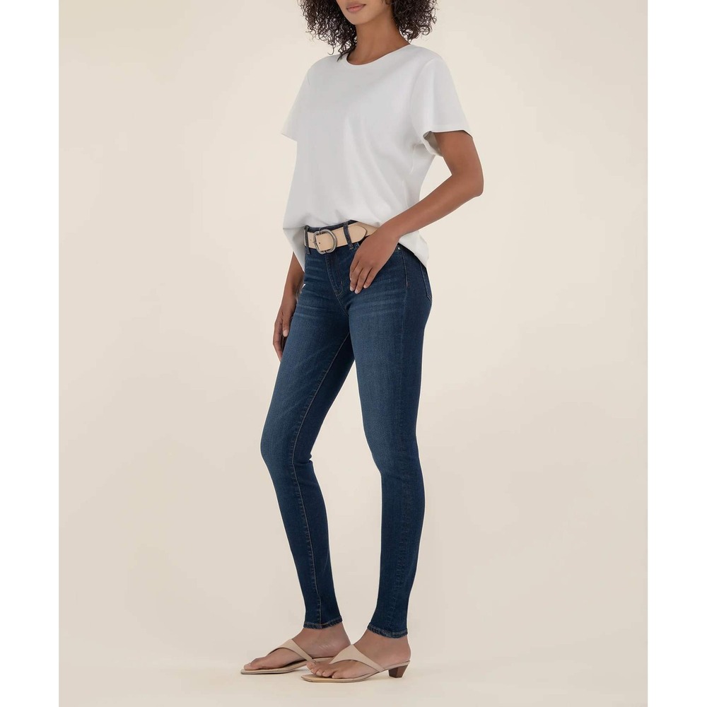 Kut from the Kloth Skinny Jeans Women 16 Blue Excellent Fab Ab Toothpick Skinny